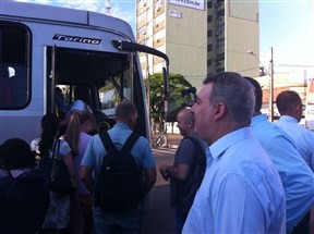 CPI do Intermodal visita Terminal Urbano de Maringá e conclui que usuários do transporte coletivo estão desamparados